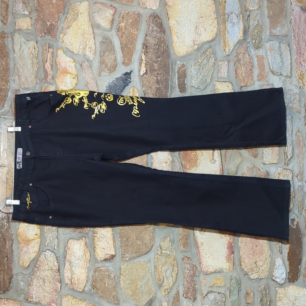 Mecca Femme dark wash jeans Y2K